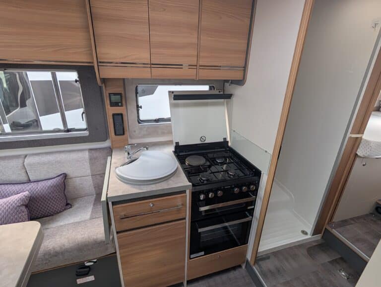 2025 Bailey Adamo 75-4T — 4 kitchen