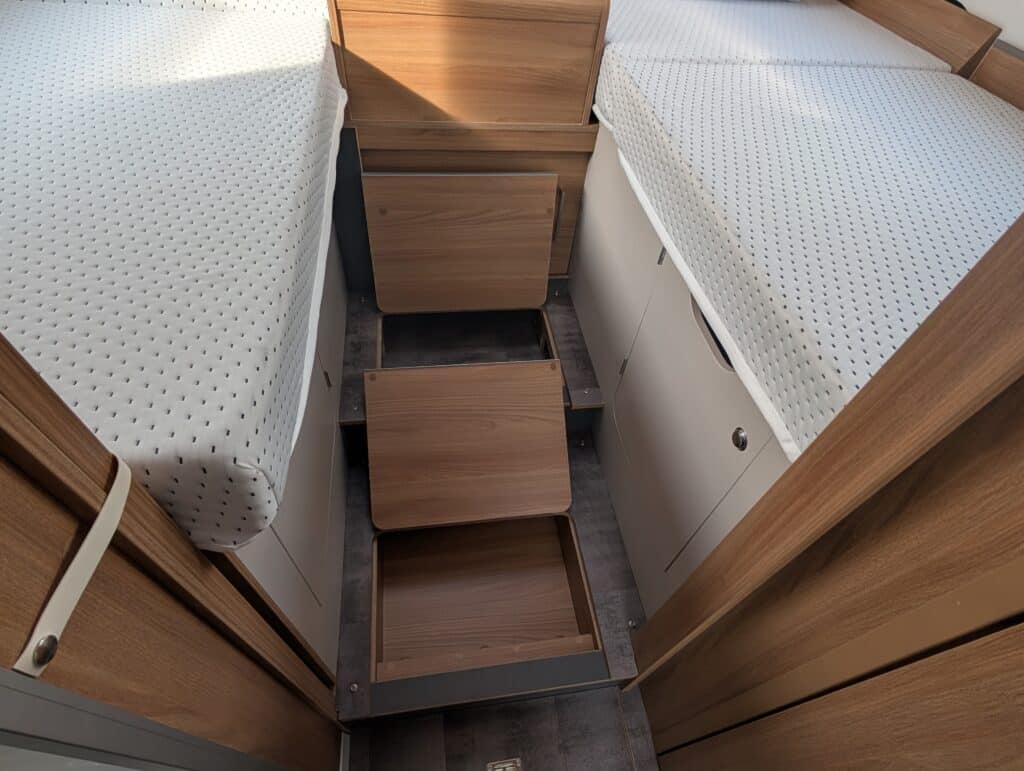 2025 Bailey Adamo 75-4T — 9 bedroom floor storage